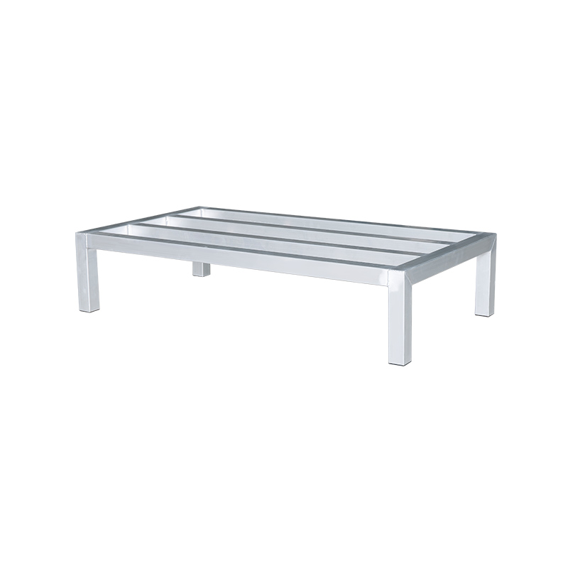 Alumiini -dunnage -teline 20 tuumaa x 36 tuumaa x 8 tuumaa 2000 lbs kapasiteetti